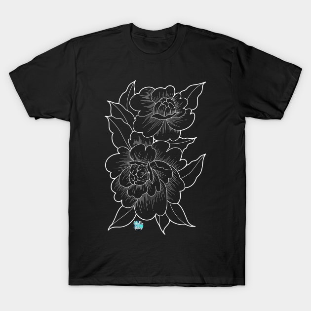 Peonies T-Shirt by ColorMix Studios